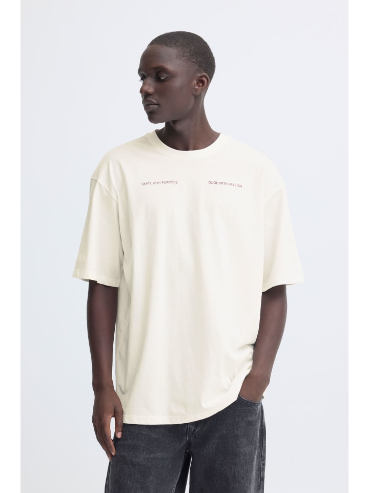 

BLEND Футболка с круглым вырезом BHKeaton белого цвета