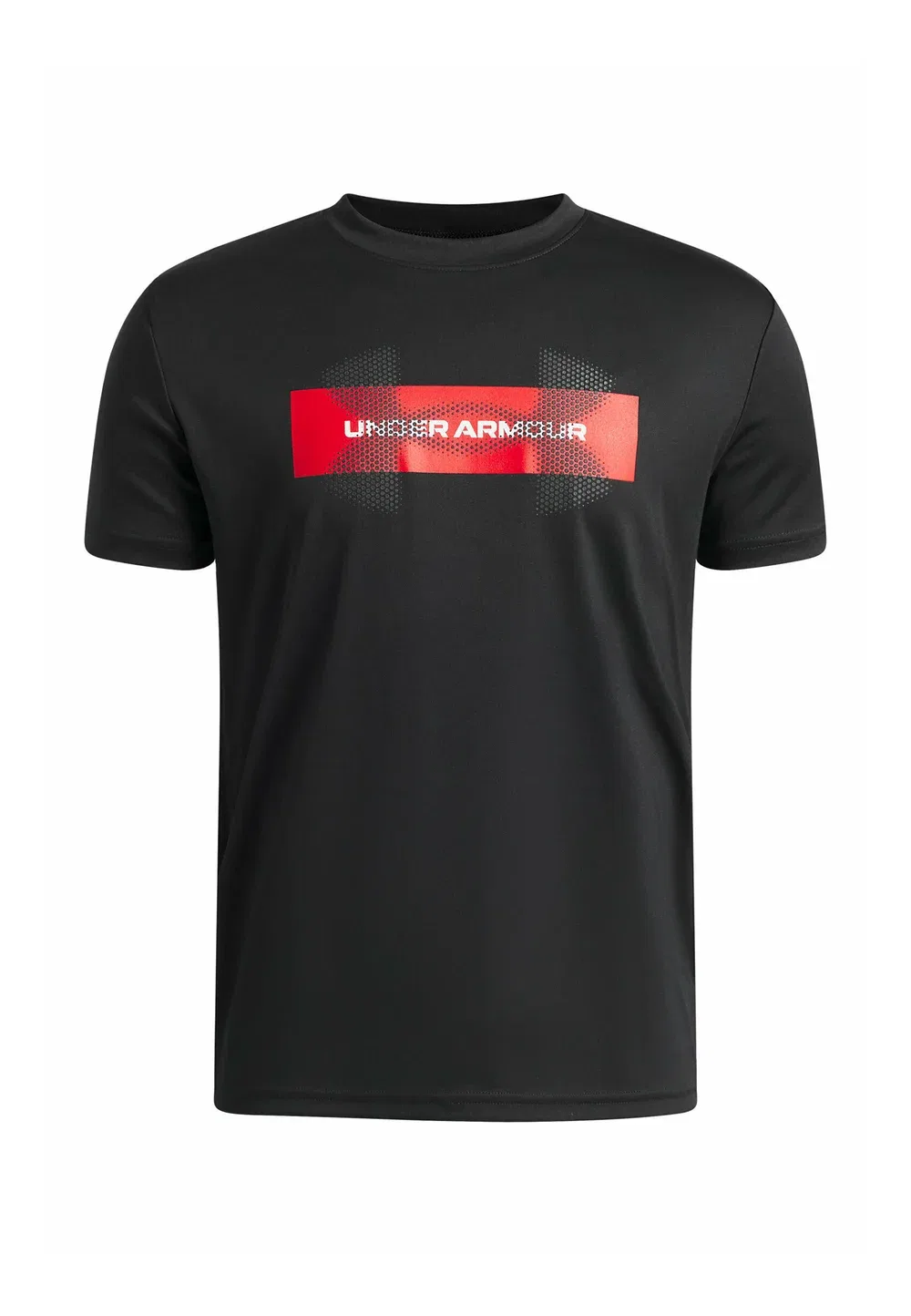 Техническая графика - футболка с принтом Under Armour, Black