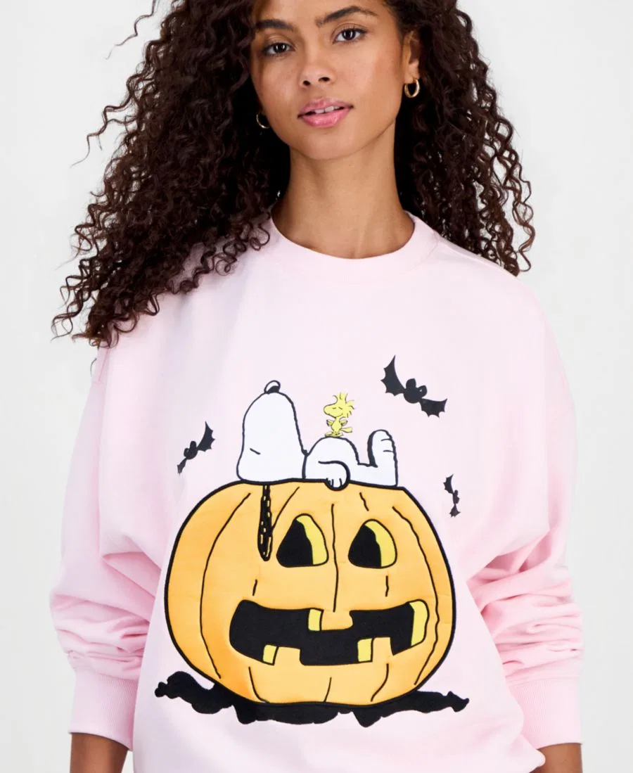 Свитшот с вышивкой Snoopy Pumpkin Peanuts, Ballet Slipper — фото 3