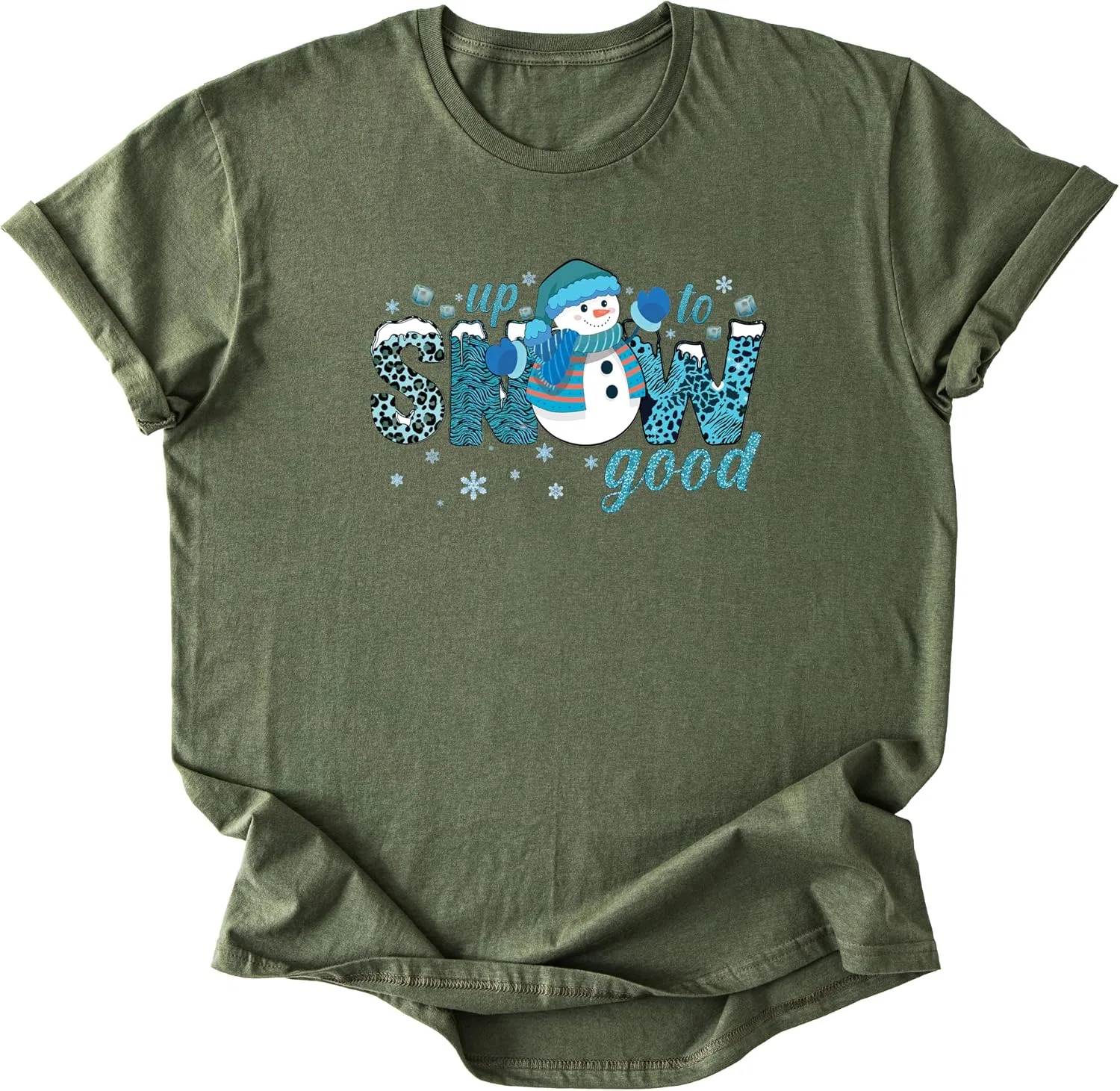 Унисекс футболка с хэллоуинским принтом Halloween Graphic Unisex T-shirt, Military Green