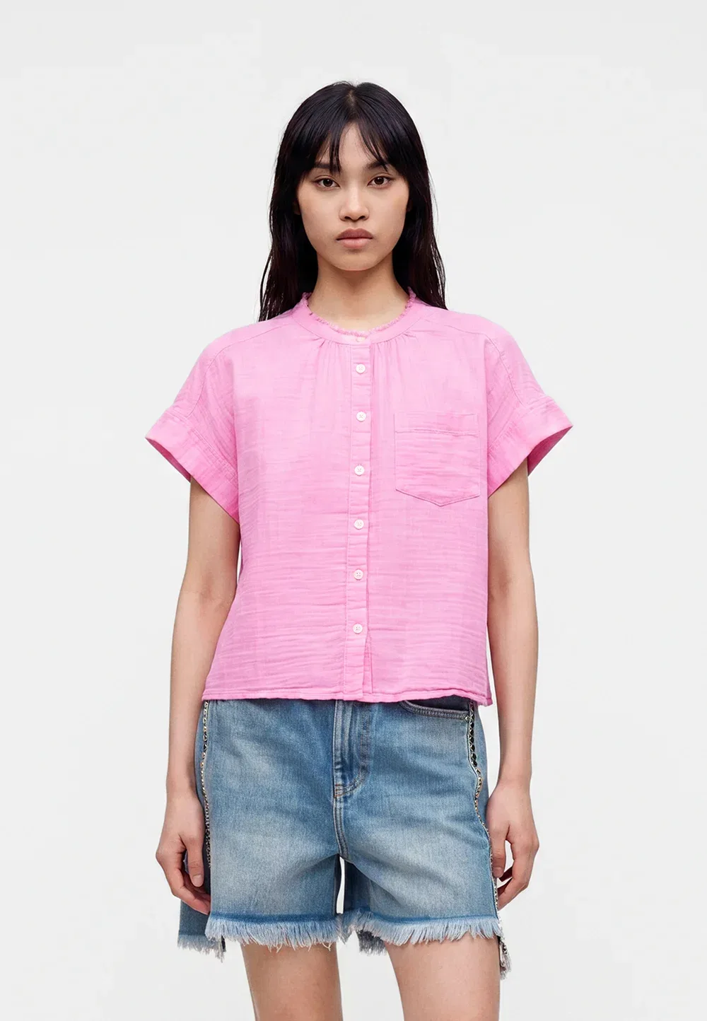 Марля - блузка Gap, May Pink