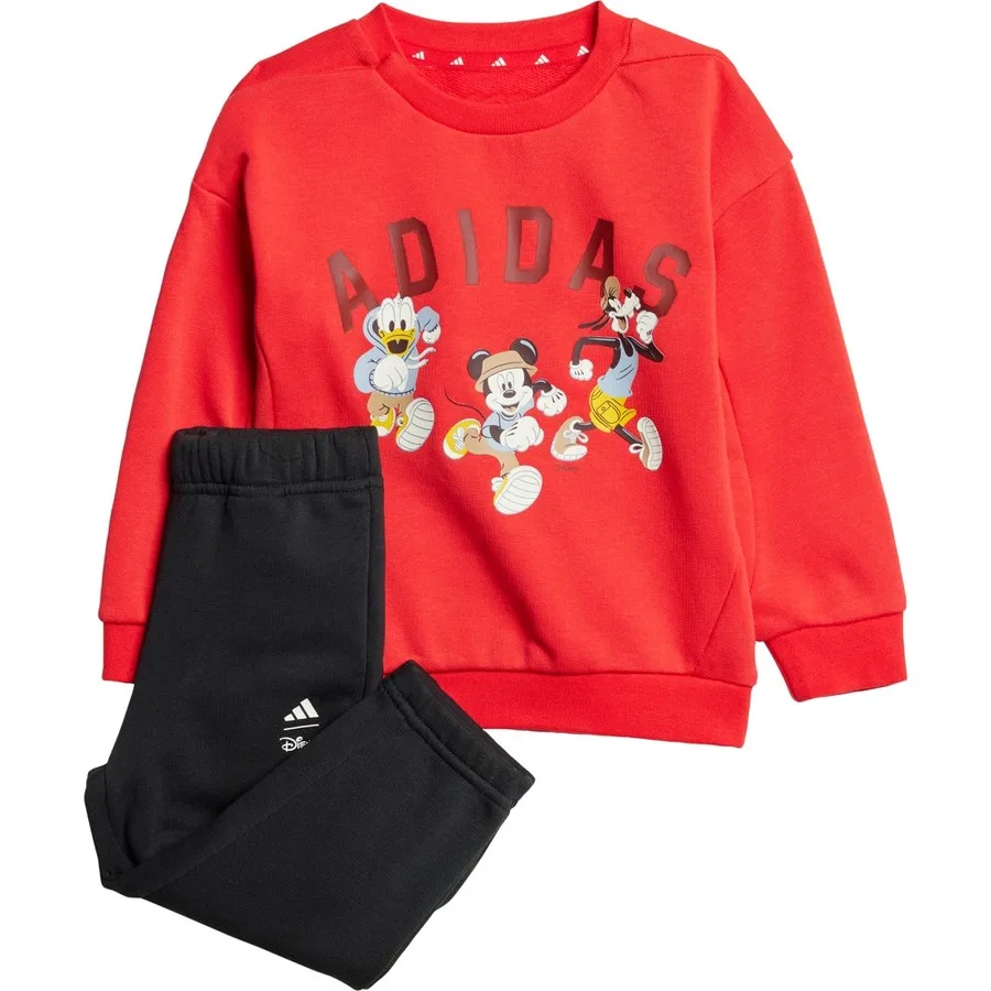 Спортивный комплект Mickey Mouse с брюками, adidas Sportswear JN6098 Disney Mickey Mouse Jogger Set, Красный