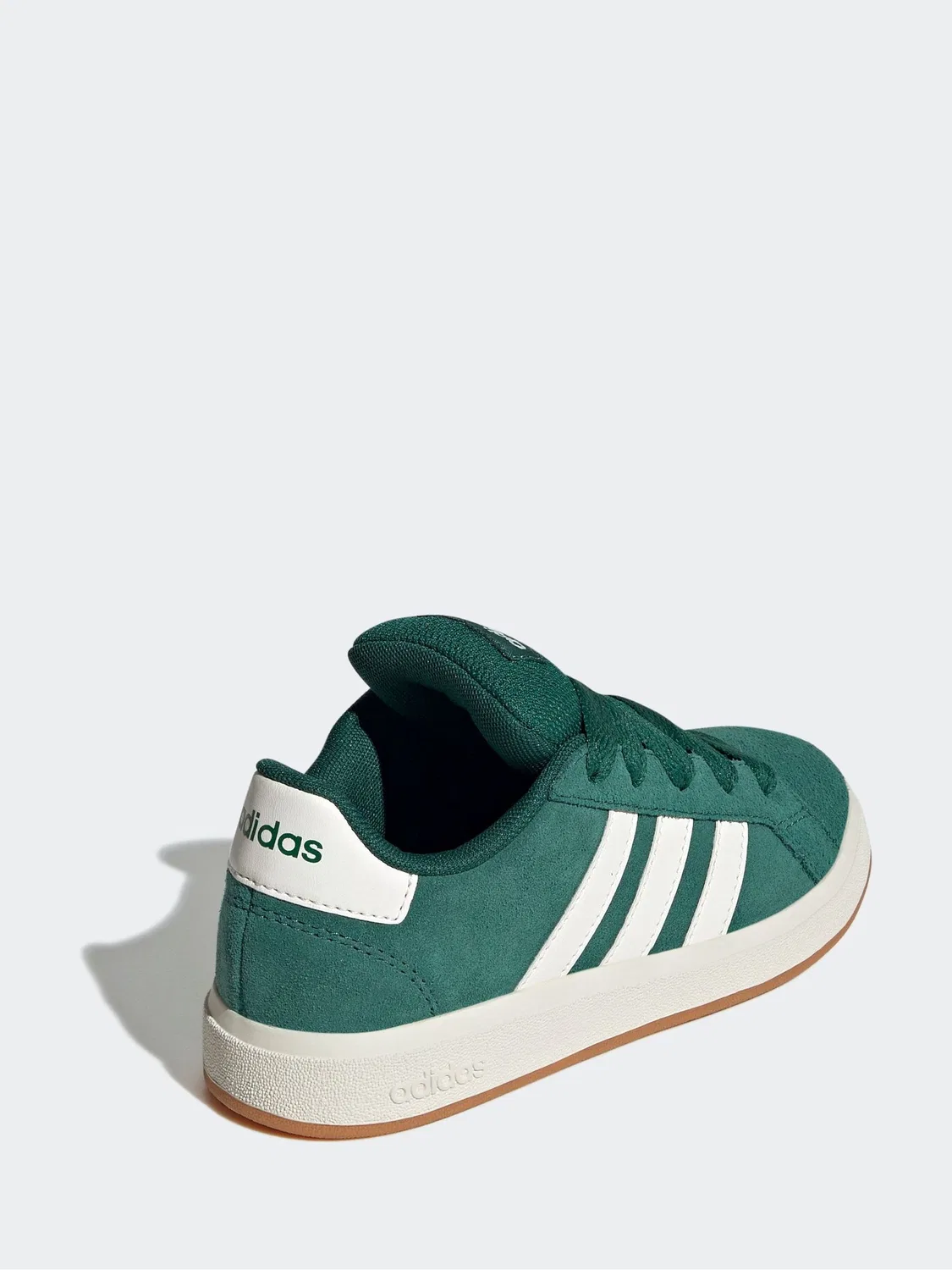 Кроссовки на шнуровке adidas Grand Court 00s, зеленые — фото 4