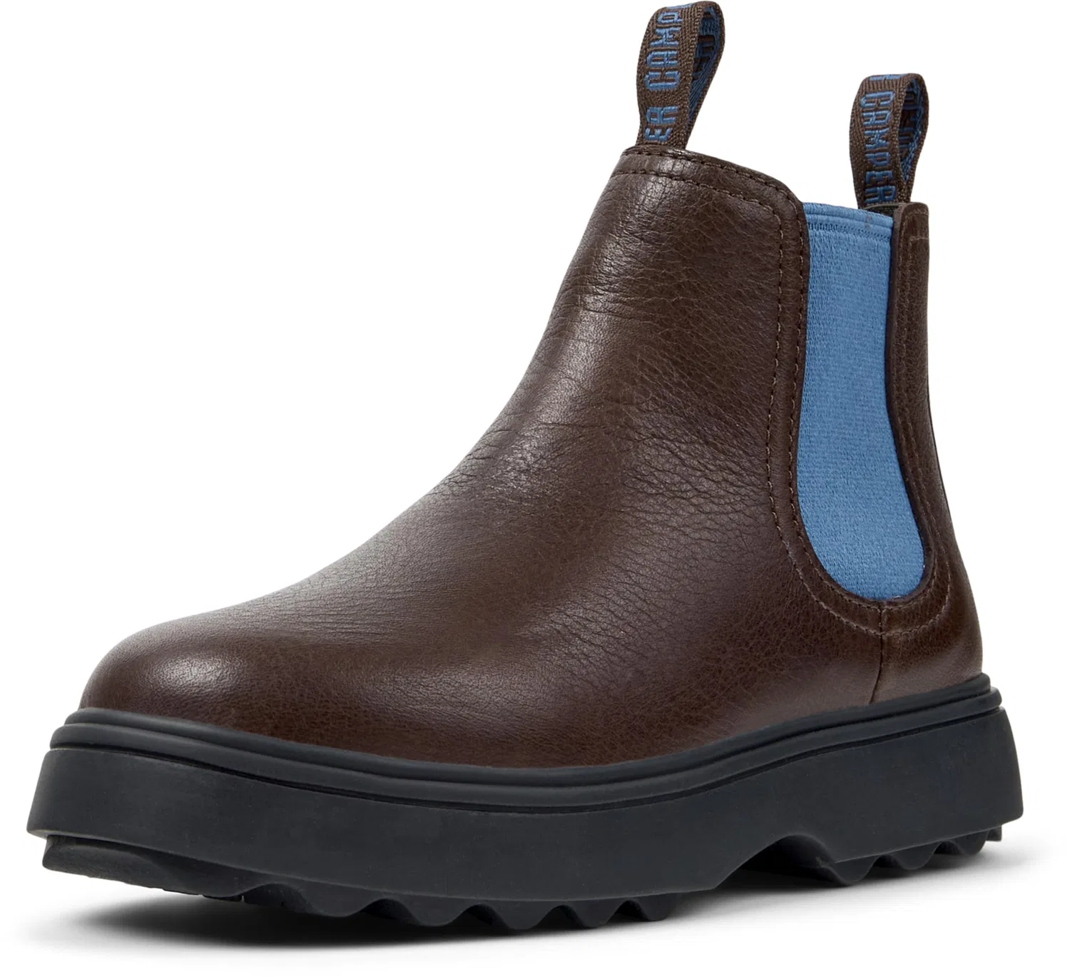 Ботинки детские Camper Norte K900149, высокие, с принтом, Dark Brown