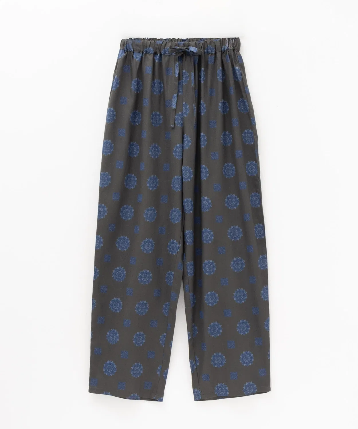 Детские штаны-скутер из индийского хлопка с принтом, свободного кроя NAVY, Charcoal Grey