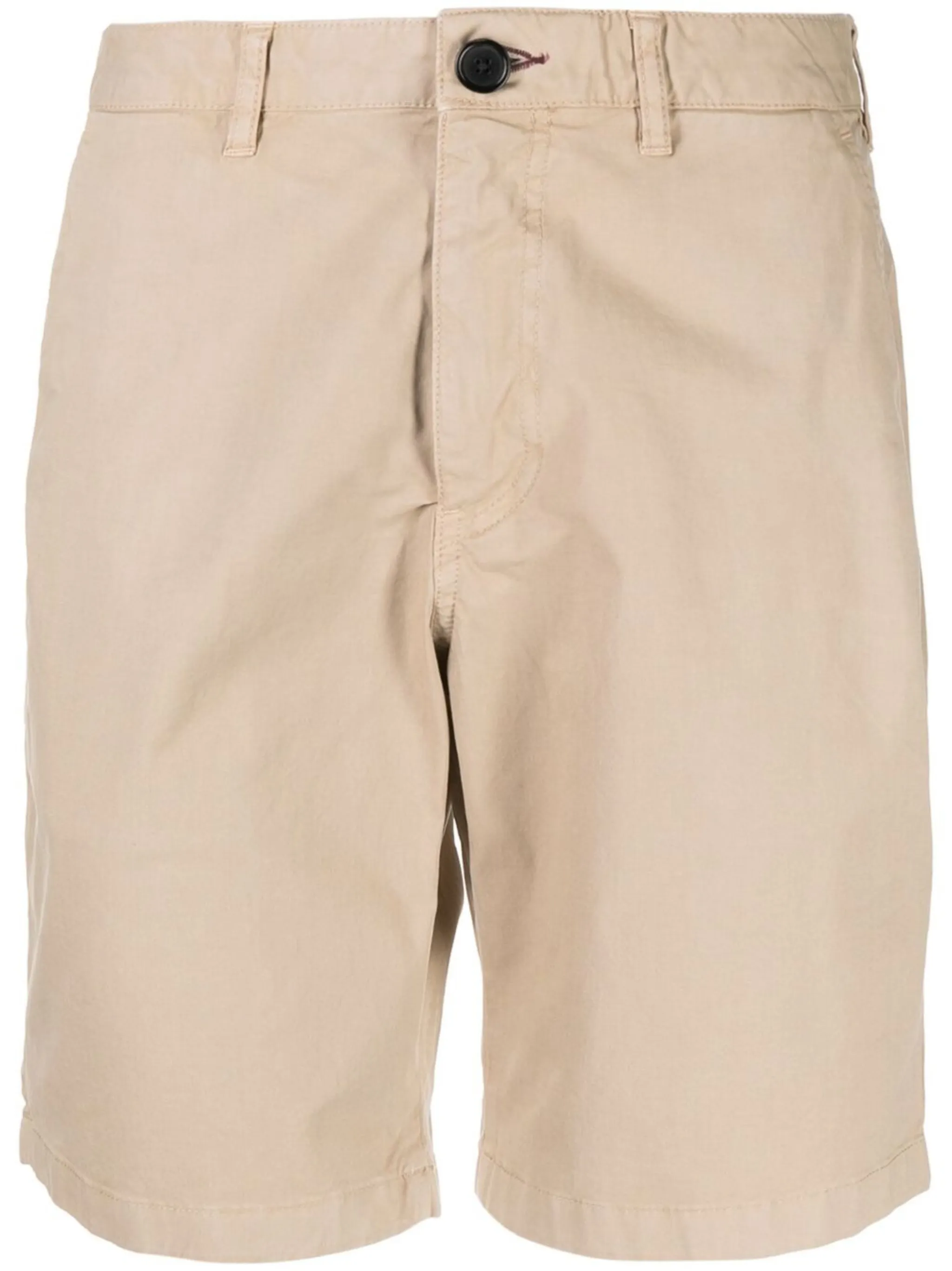 

Хлопковые шорты-бермуды Ps Paul Smith, коричневый