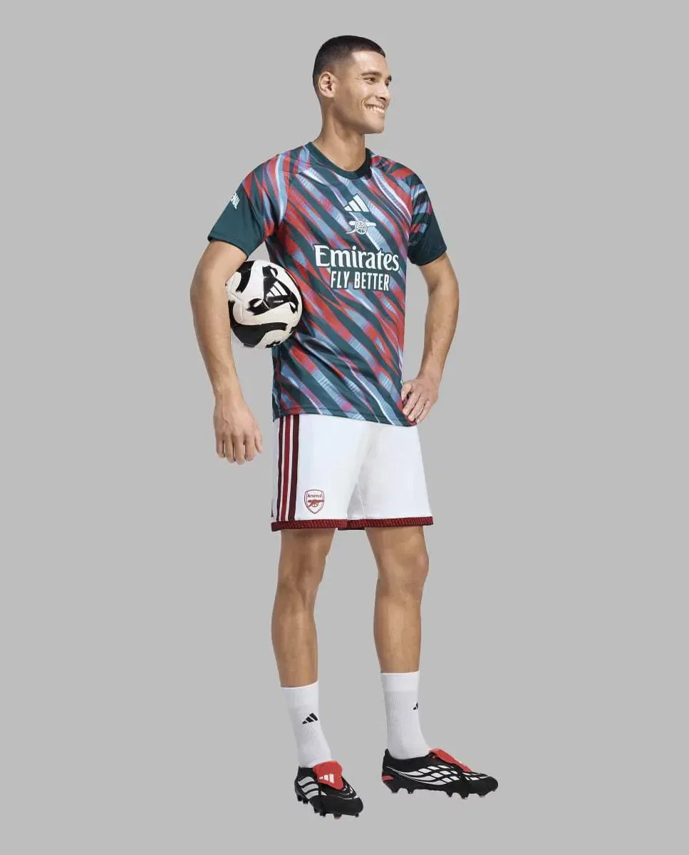 Мужская футболка с принтом Arsenal FC 2026-2027 Prematch adidas, Verde — фото 3