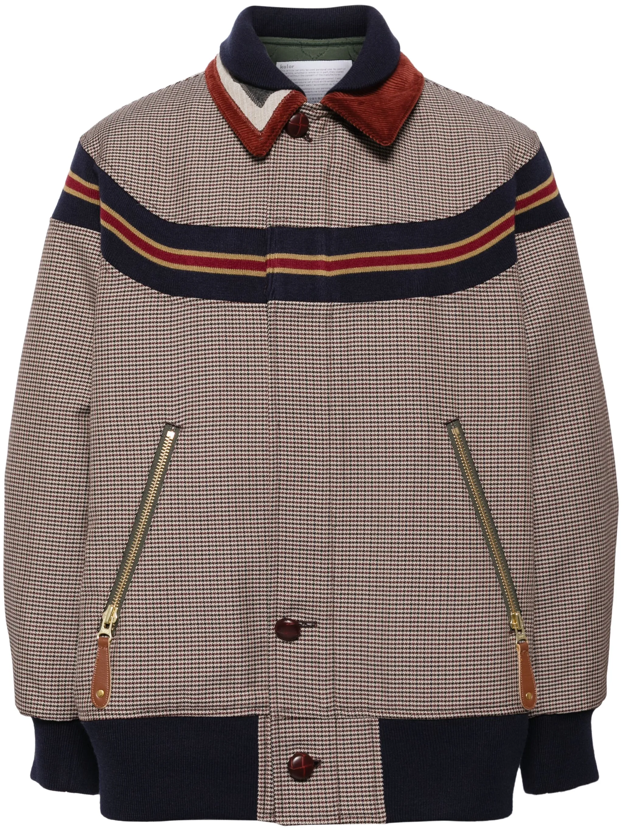 

Бомбер A-Gun Kolor, коричневый