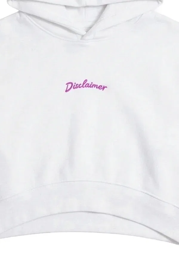 Худи Disclaimer, белый — фото 3