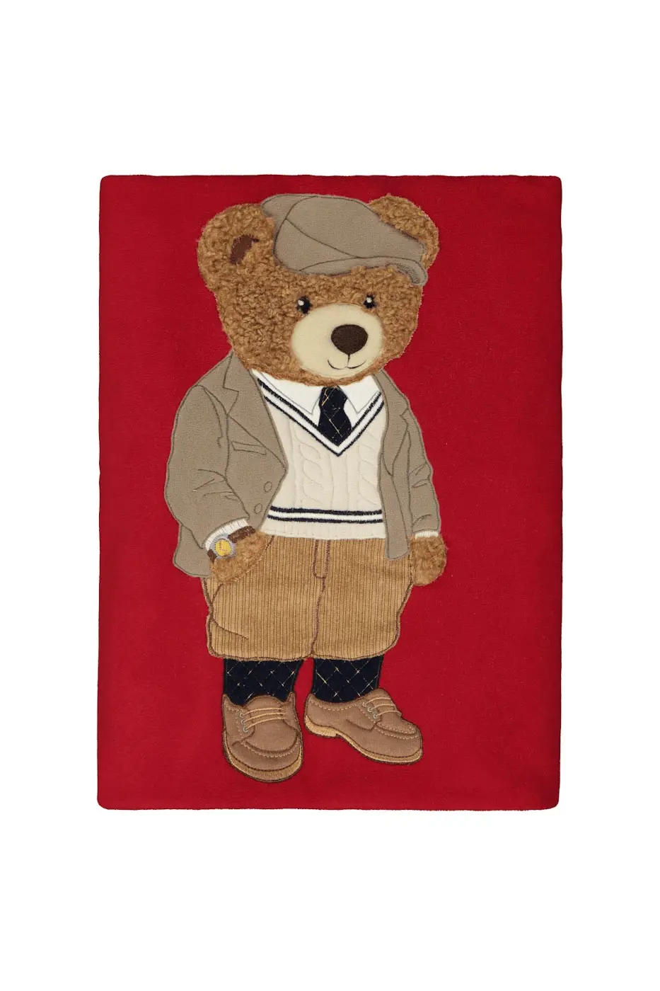 

Плед Maryplaid Bear Fleece Embroidered 6M34007 160×180, красный