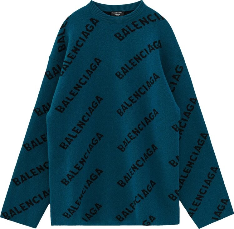 

Топ Balenciaga Top 'Petrol Blue/Black', синий