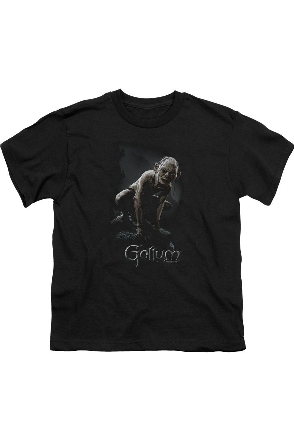 

Футболка с коротким рукавом для детей "Властелин Колец" Голлум Gildan, черный