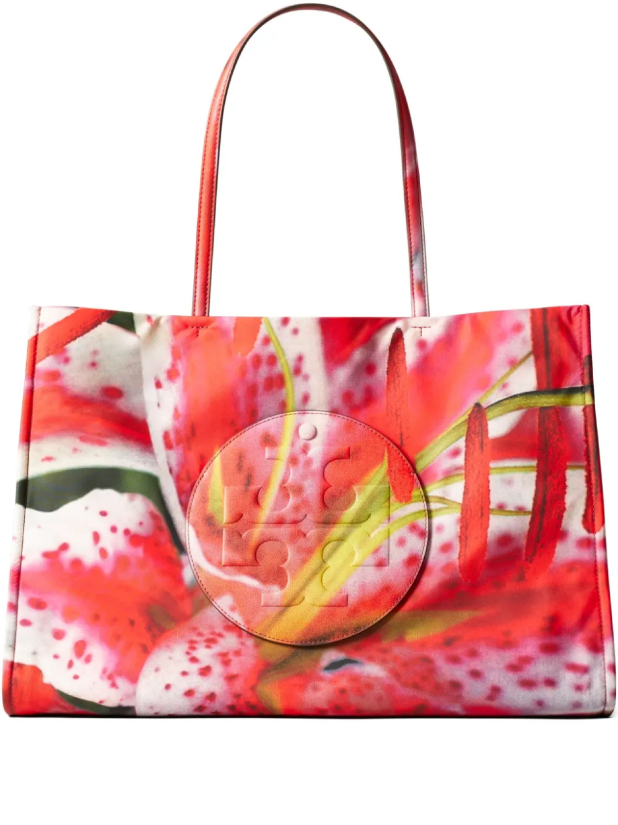 

Tory Burch сумка-тоут Ella с цветочным принтом, розовый