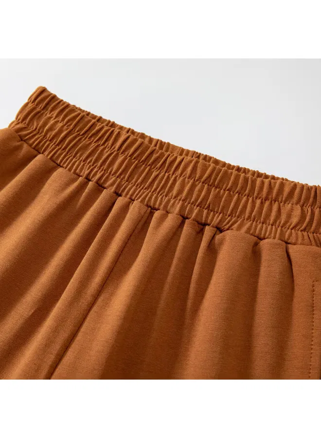 Шорты с принтом щенка для мальчиков Jeanswest, темно-хаки — фото 4