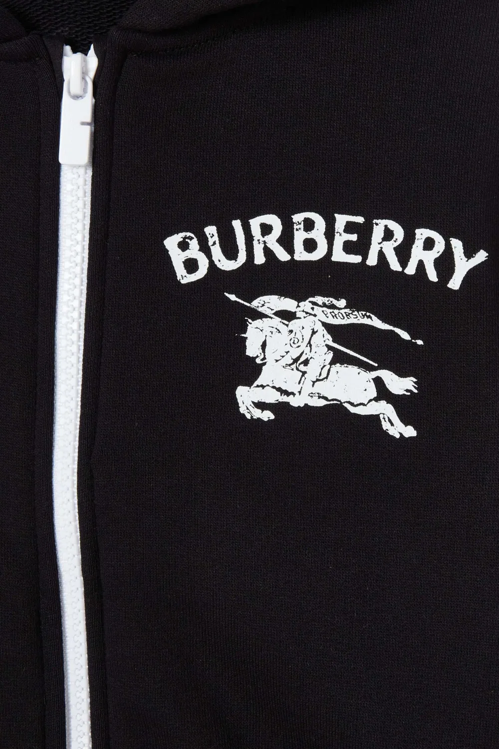 Толстовка на молнии с графическим принтом Clyde Burberry, черный — фото 4
