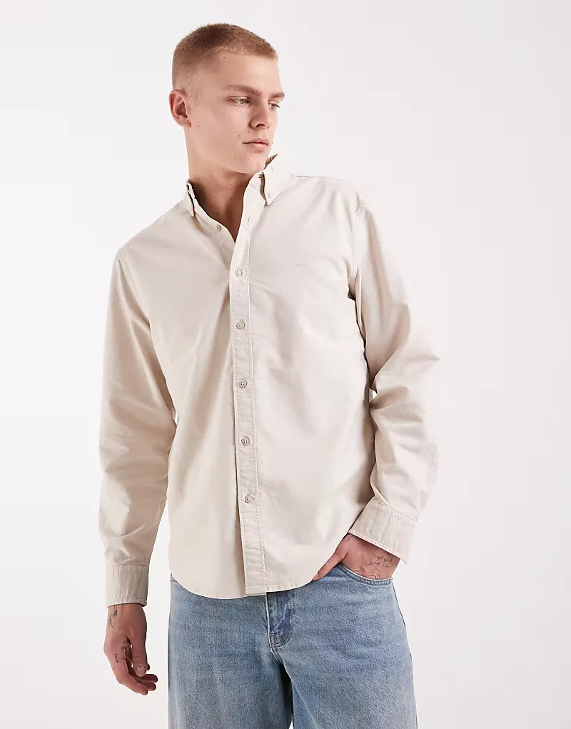 Рубашка authentic на пуговицах Levi's, кремовый