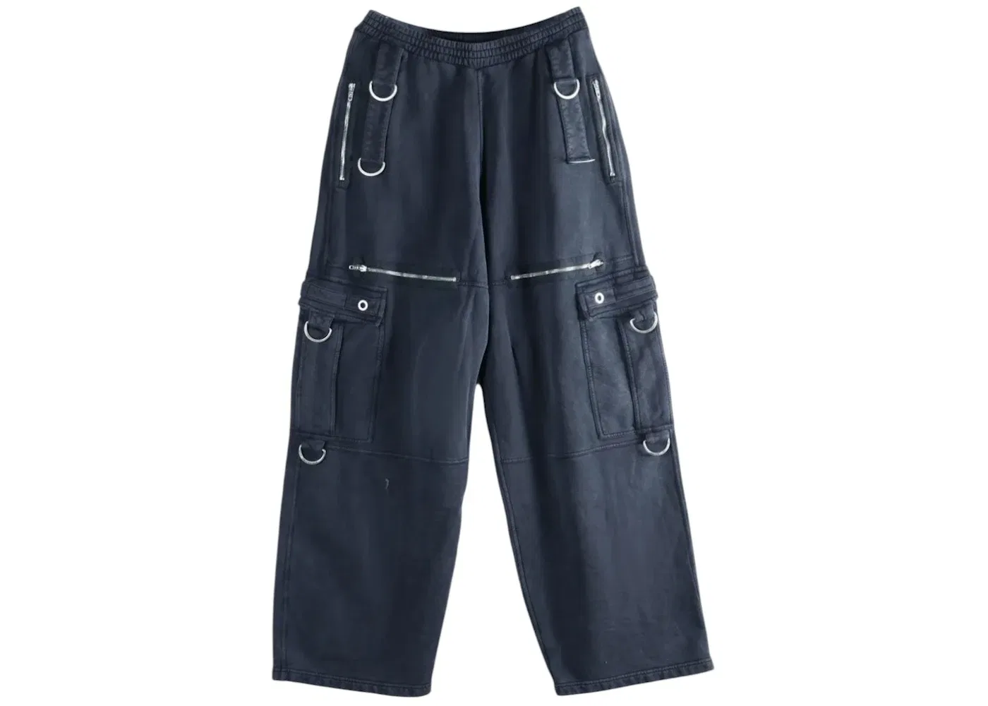 Мужские спортивные штаны карго с эффектом потертости Balenciaga, Faded Washed Black