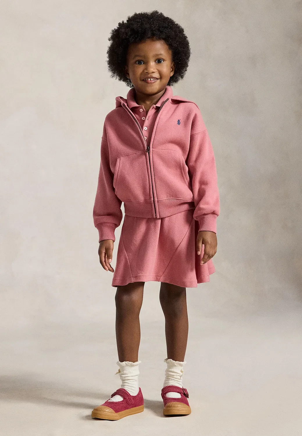 Толстовка на молнии Polo Ralph Lauren, Canvas Pink — фото 2