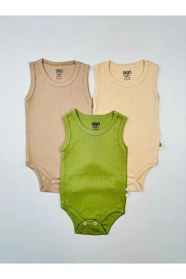 Детское боди для новорожденных с принтом 3-шт Efu Baby, Multicolor