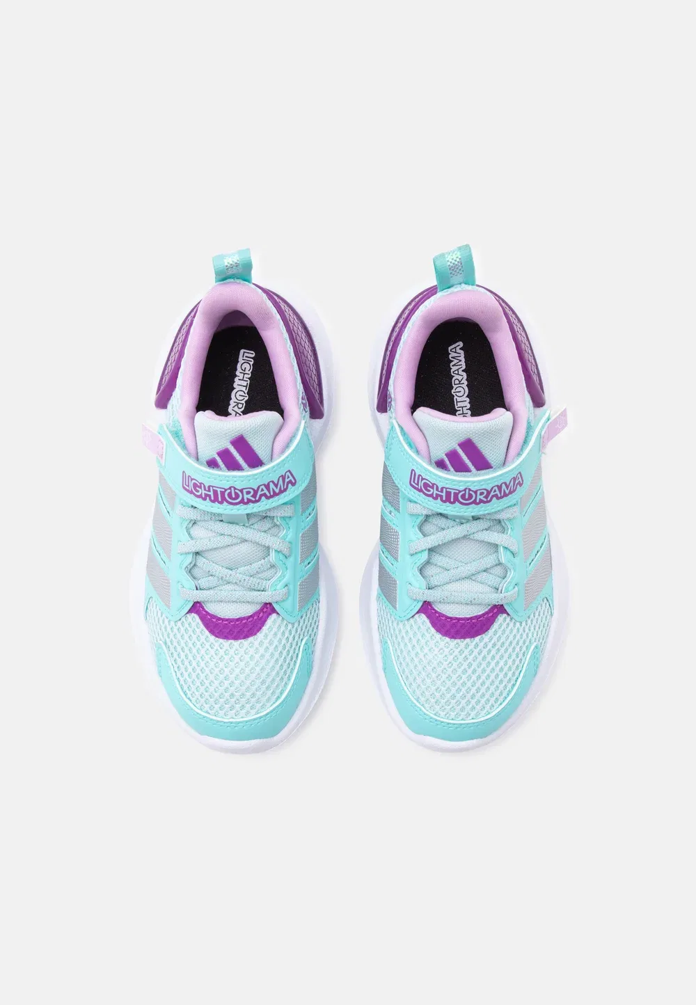 Кроссовки Lightorama унисекс Adidas Performance, Halo Mint/Silver-Coloured Metallic/Flash Aqua — фото 4