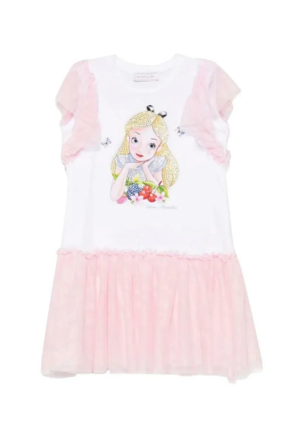 Vestito bambina 19e918_5001 - дневное платье Monnalisa, Bianco