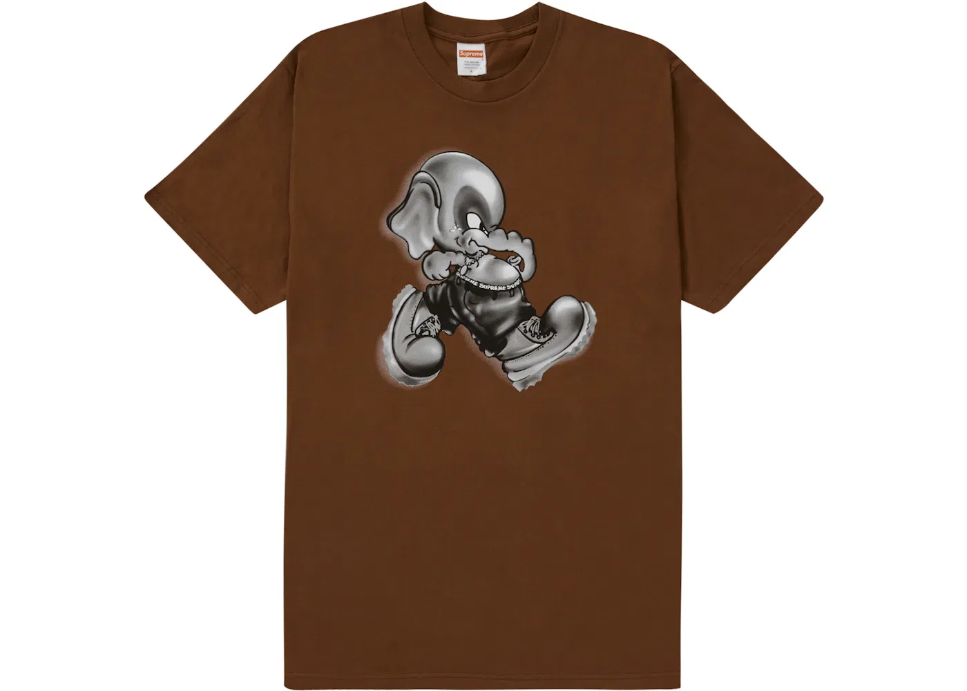 Мужская футболка с принтом Supreme Tee (FW22), Brown