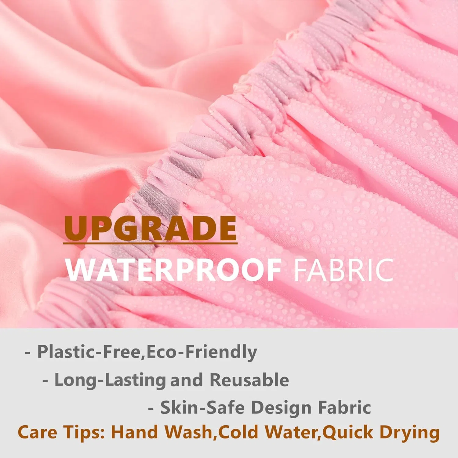 Шапочка для душа Large, Satin Lining, Himoswis, Pink — фото 3
