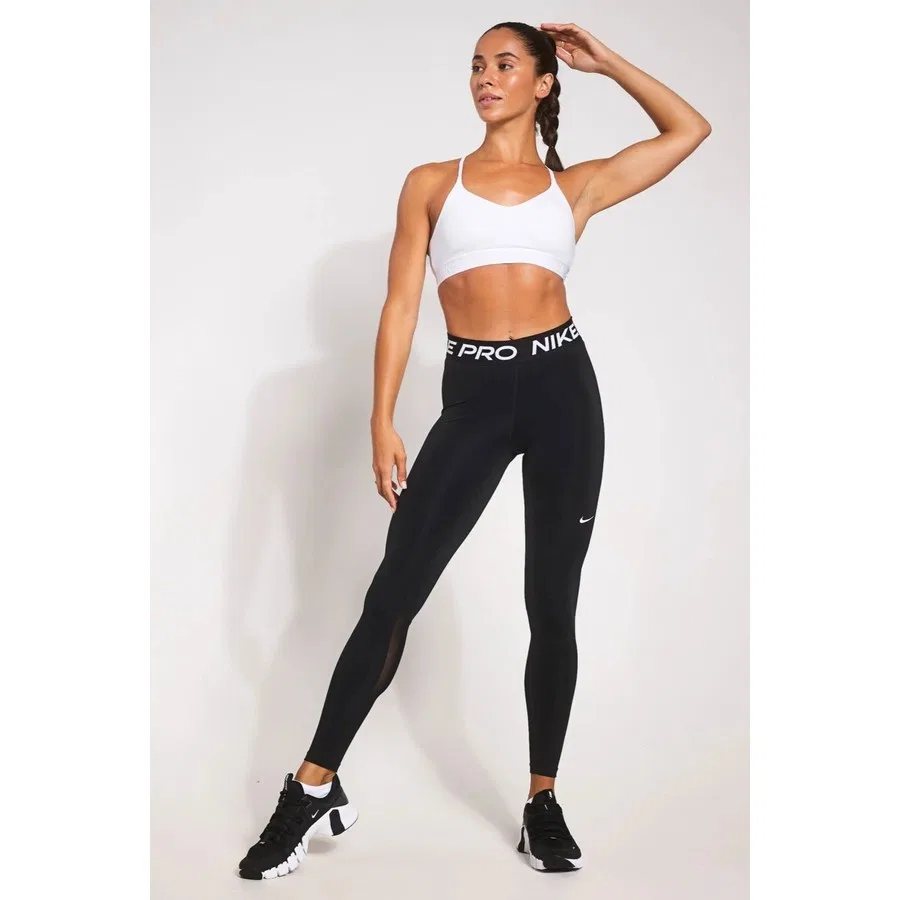 Тайтс Nike Pro 365 Dri Fit Training с высокой посадкой, полной длиной, Черный — фото 4