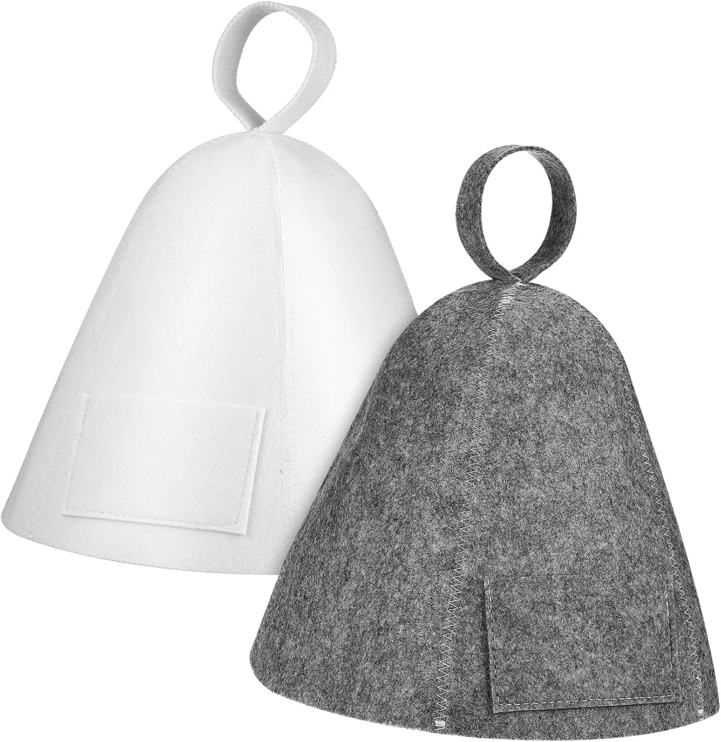 Набор шапочек для душа из фетра 2 шт FOMIYES, 33x24x0.5 см