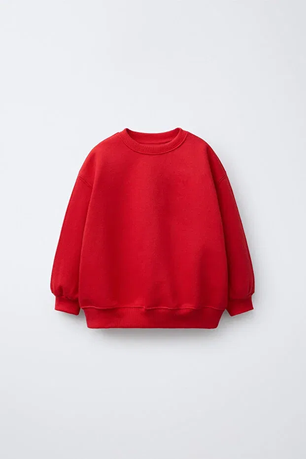Детское худи для девочек базовое C.C.L. Coccolin Kids Baby Clup, Red