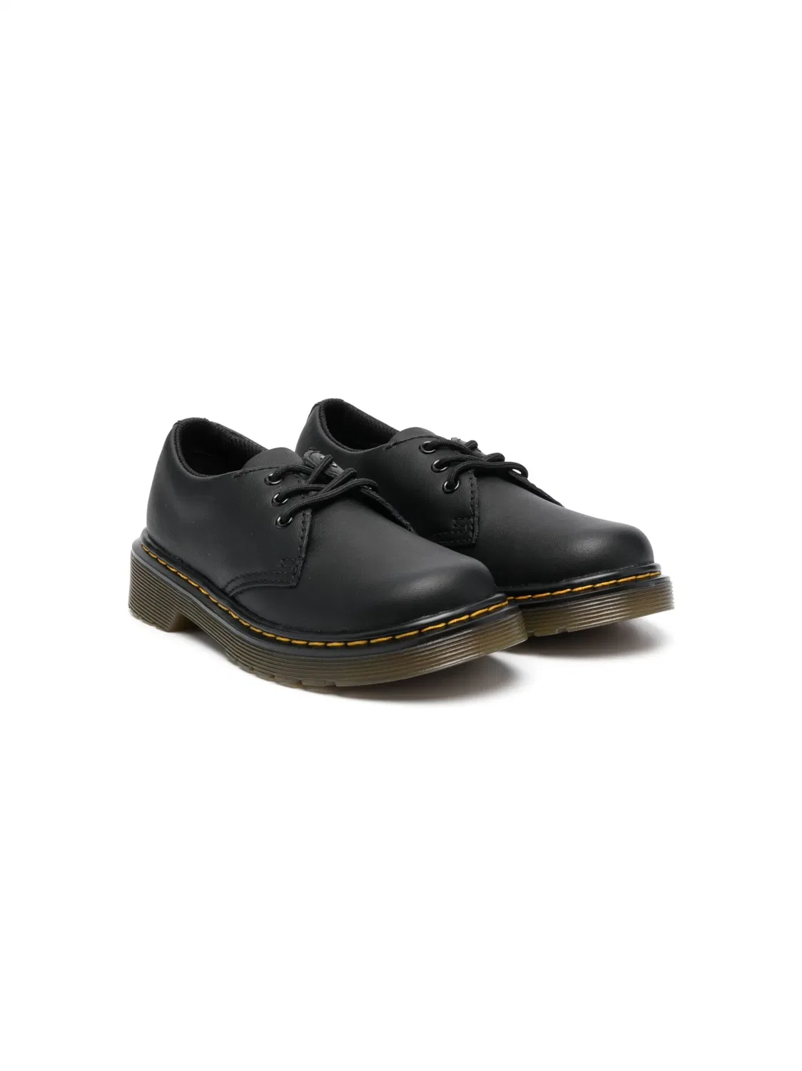 Кожаные туфли дерби 1461 Dr. Martens, черный