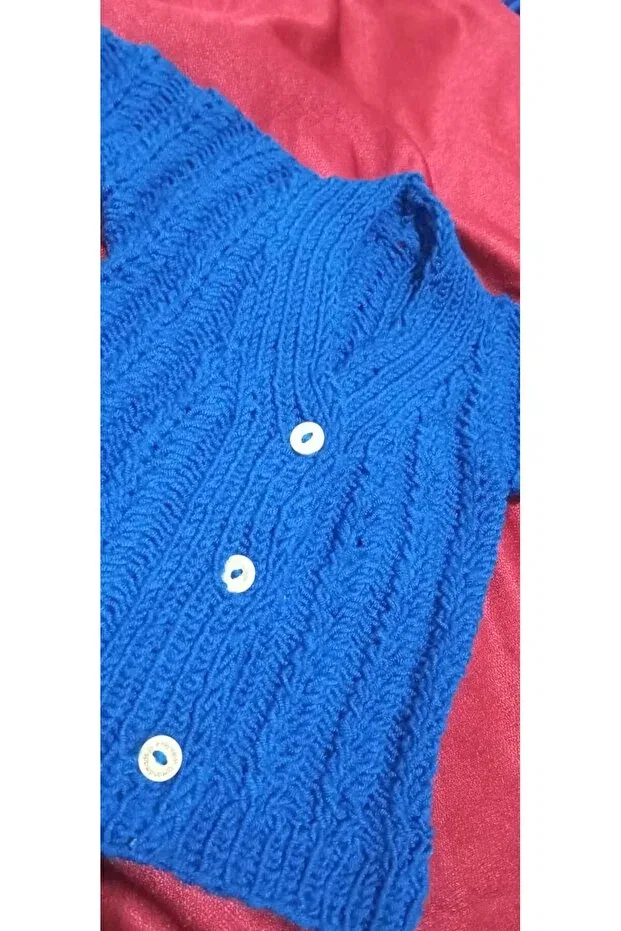 Детский кардиган с длинным рукавом Gökçe'S place long sleeve baby cardigan Marka, Blue