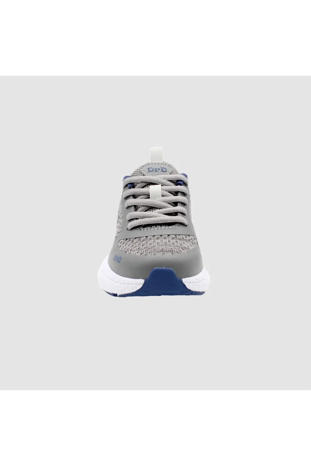 Детские кроссовки адаптивные на шнуровке Targa DrD Kids Footwear, серый/синий — фото 3