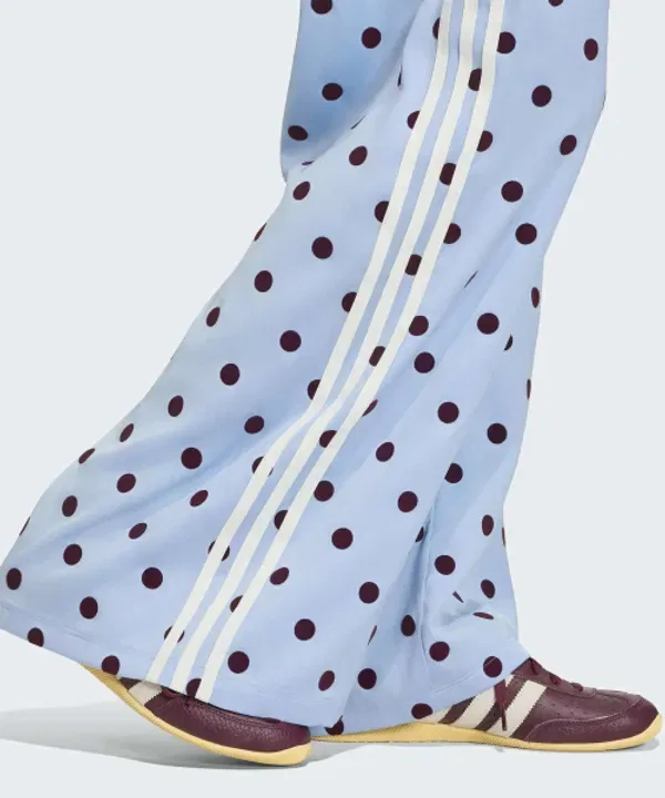 Тренировочные брюки широкие с горошком, Adidas, Clear Sky — фото 4