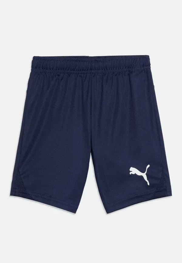 Шорты дышащие Teamgoal shorts jr unisex, Puma, Puma Navy-puma White, белый/темно-синий — фото 4