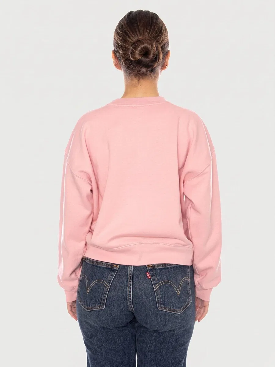 Толстовка LEVI'S 'GRAPHIC VINTAGE BOXY SWEATSHIRT PINK' в розовом цвете — фото 2