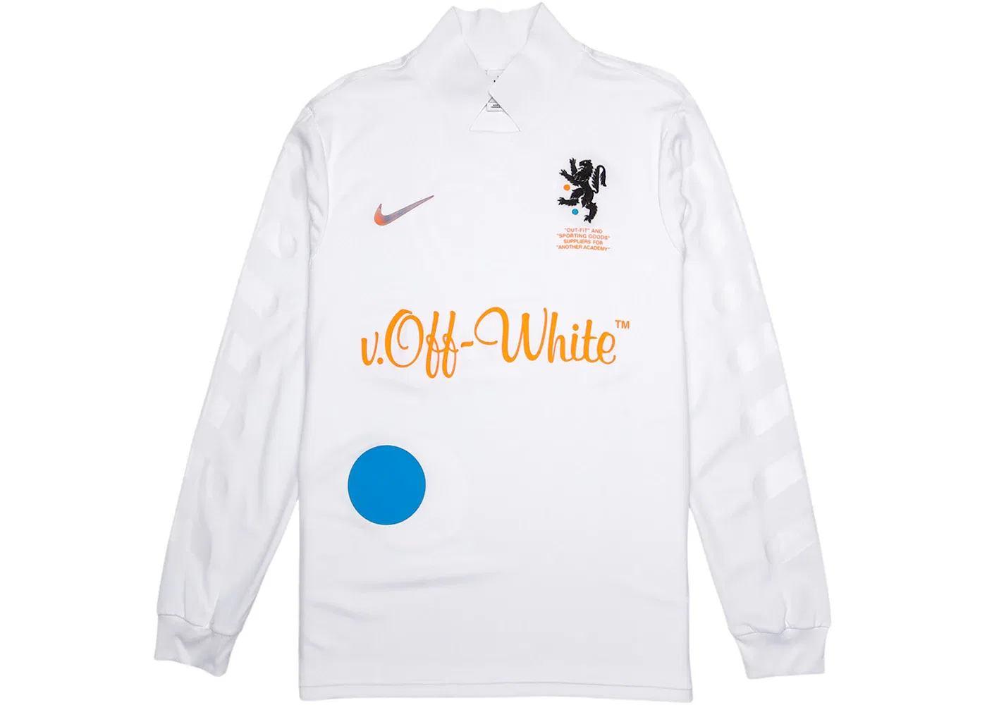Мужская футбольная джерси с длинным рукавом из коллекции Football Mon Amour Nikelab x OFF-WHITE Mercurial NRG X FB Nike, White