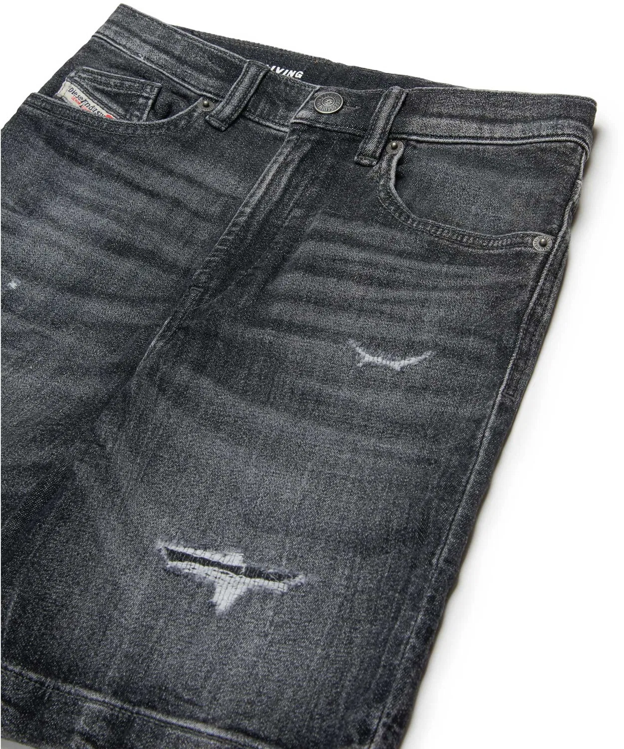 Детские джинсовые шорты DIESEL KIDS, Black — фото 3