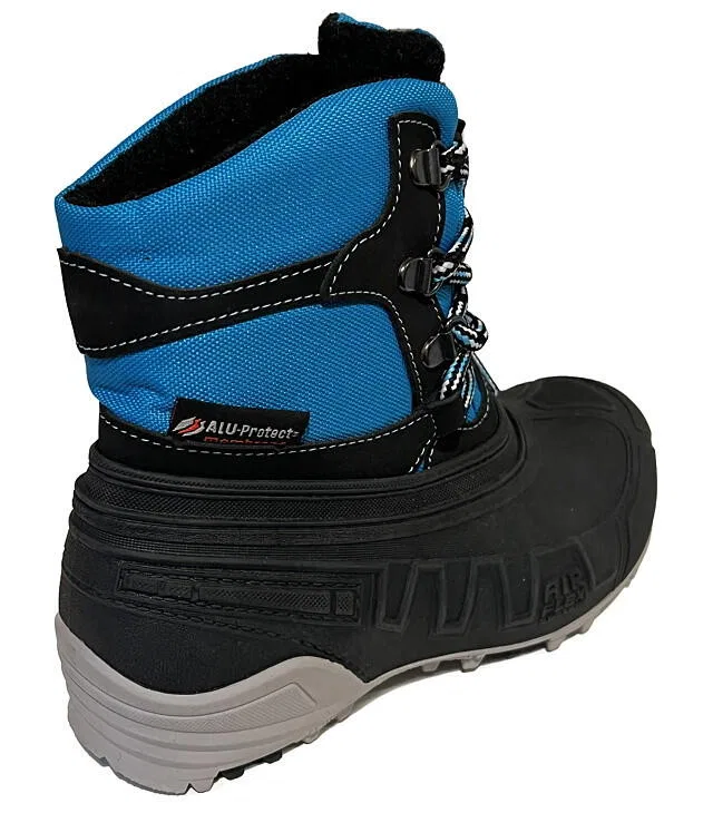 Детские зимние ботинки с высокой посадкой BOATILUS Hybrid Trek Outdoor Boatilus, Blue Black — фото 2