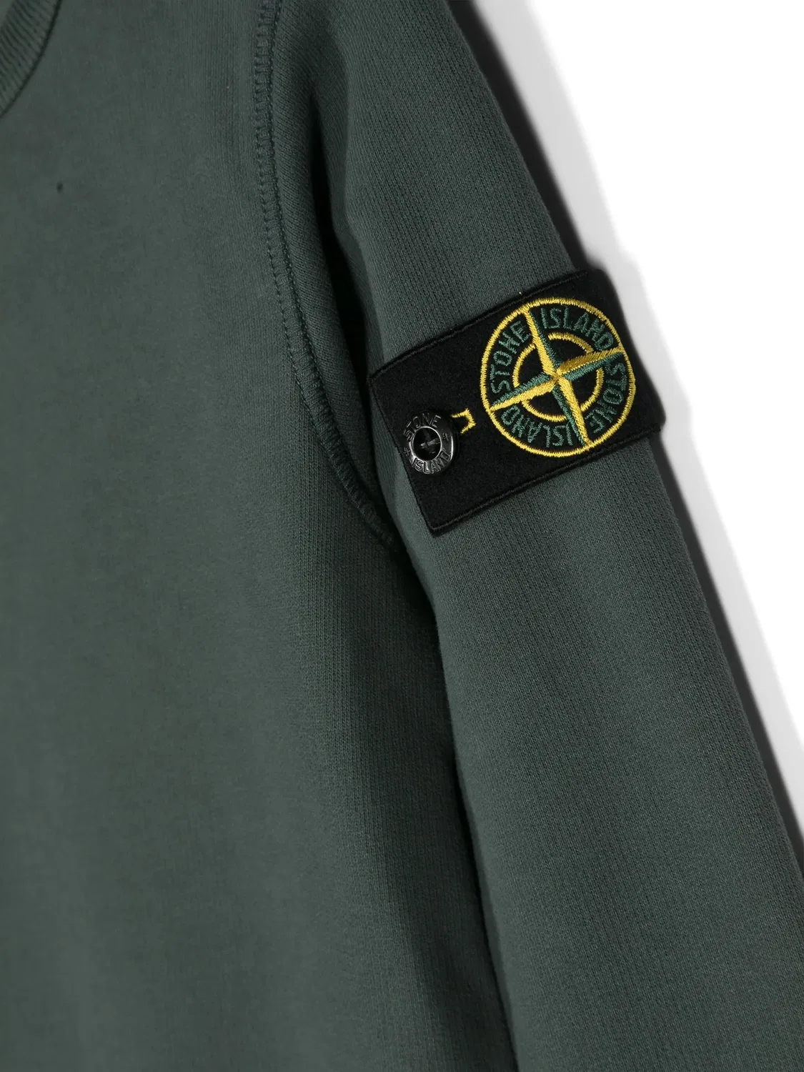 Свитшот с нашивкой Compass Stone Island, морской зеленый — фото 2
