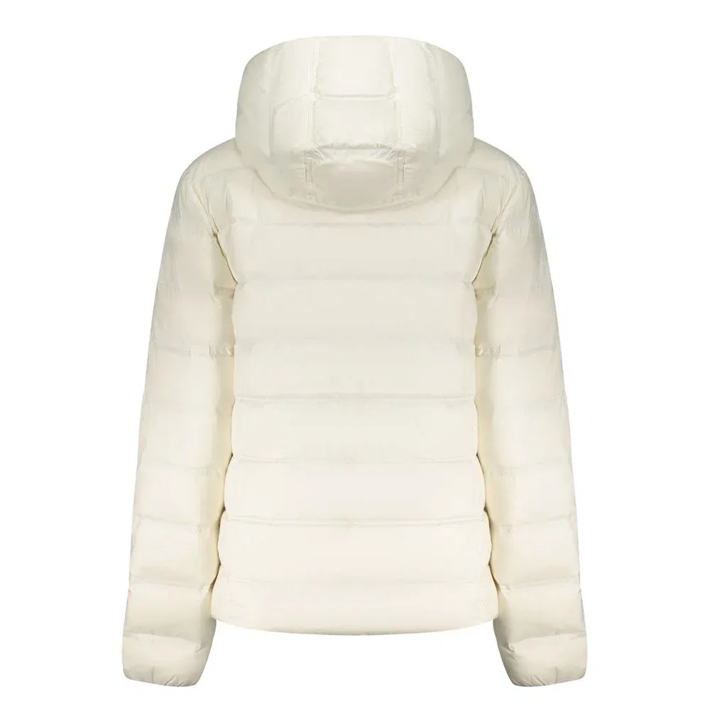Женская куртка с капюшоном на молнии Tommy Hilfiger, White — фото 2
