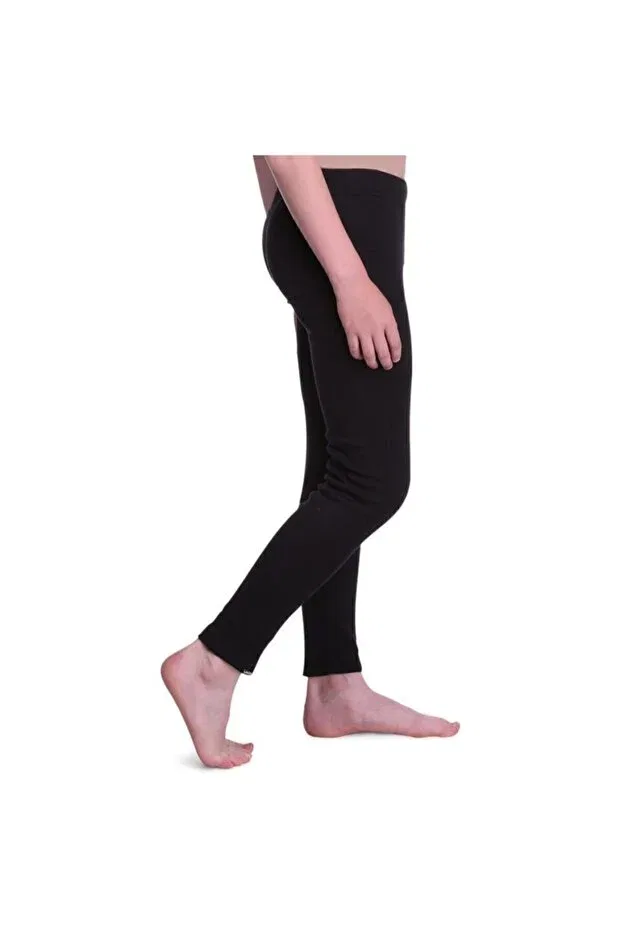 Детское термобелье для девочек с длинным рукавом Decathlon, Black — фото 4