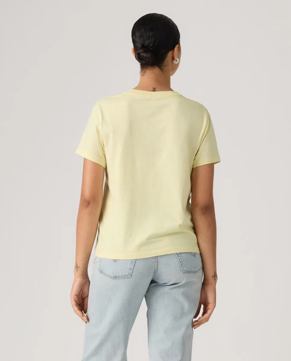 Женская футболка с коротким рукавом, Cuello Pico, Levi's, желтый — фото 2