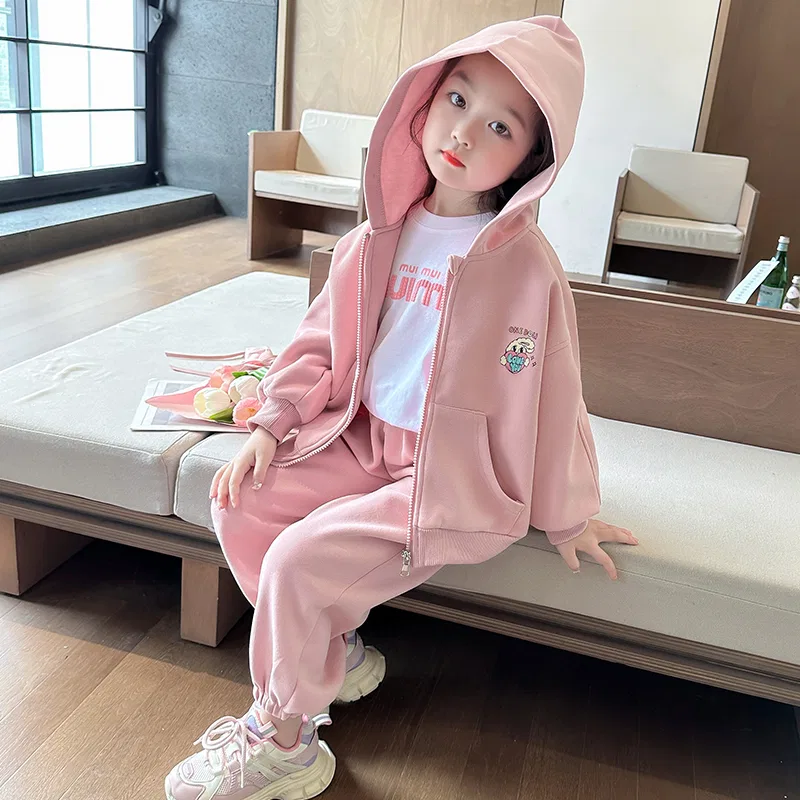 Детский комплект спортивной одежды с курткой и брюками Lanza, Pink — фото 4