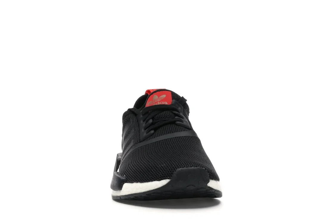 Детские кроссовки lifestyle с принтом Adidas NMD R1, Core Black/Core Black/Hi-Res Red — фото 2