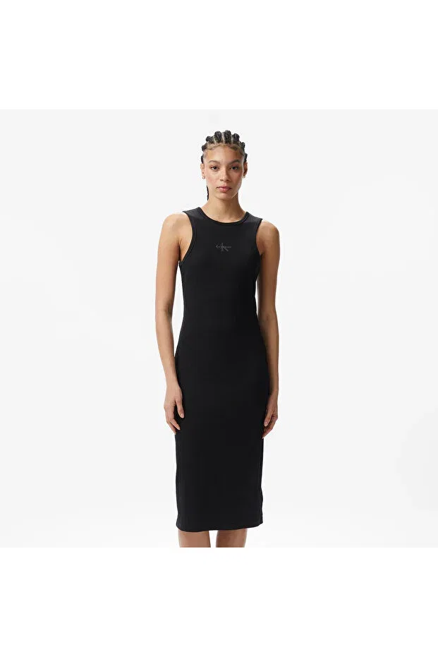 Женское платье-трапеция без рукавов Calvin Klein, Black