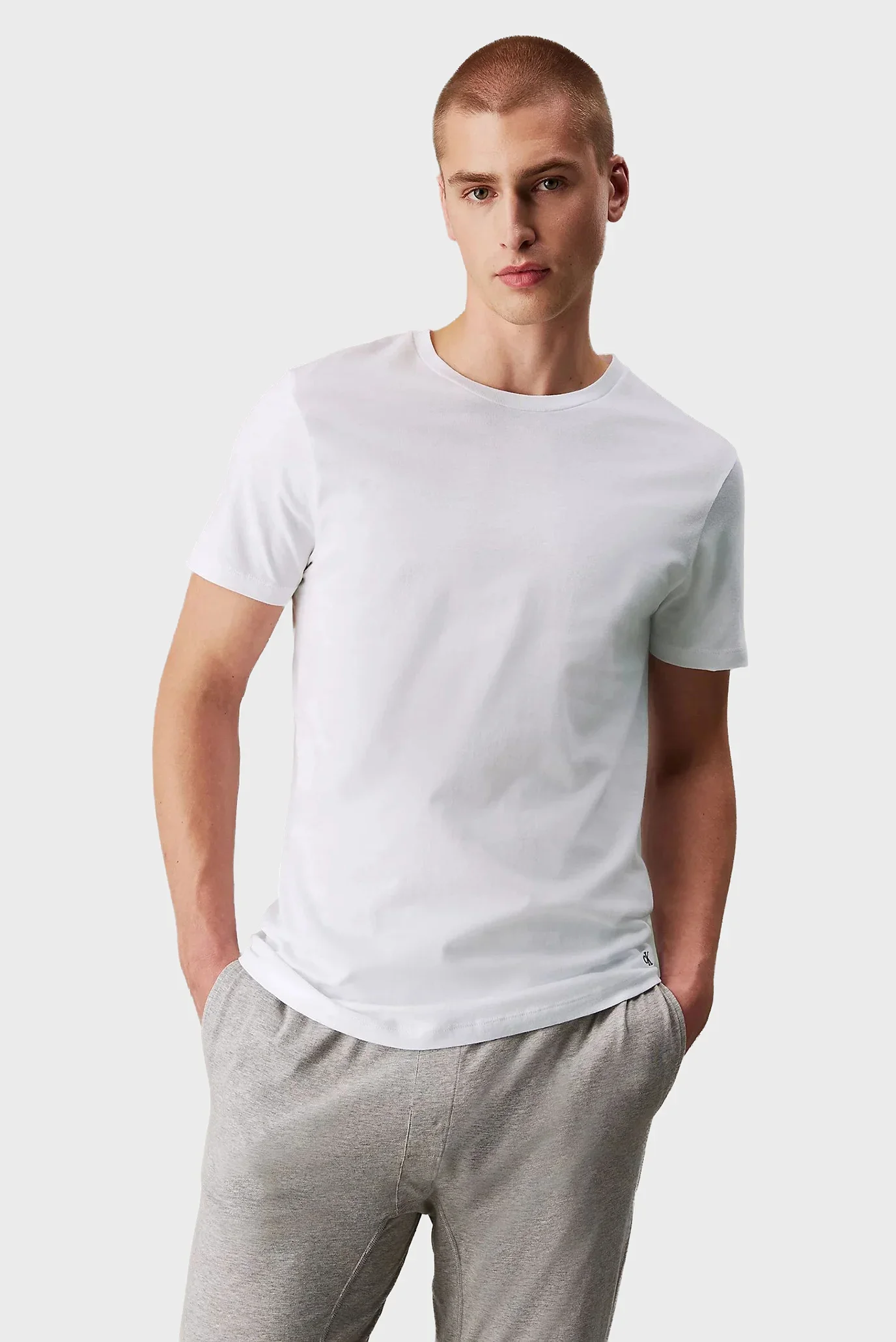 Комплект футболок Calvin Klein Crew Neck 3 шт, белый