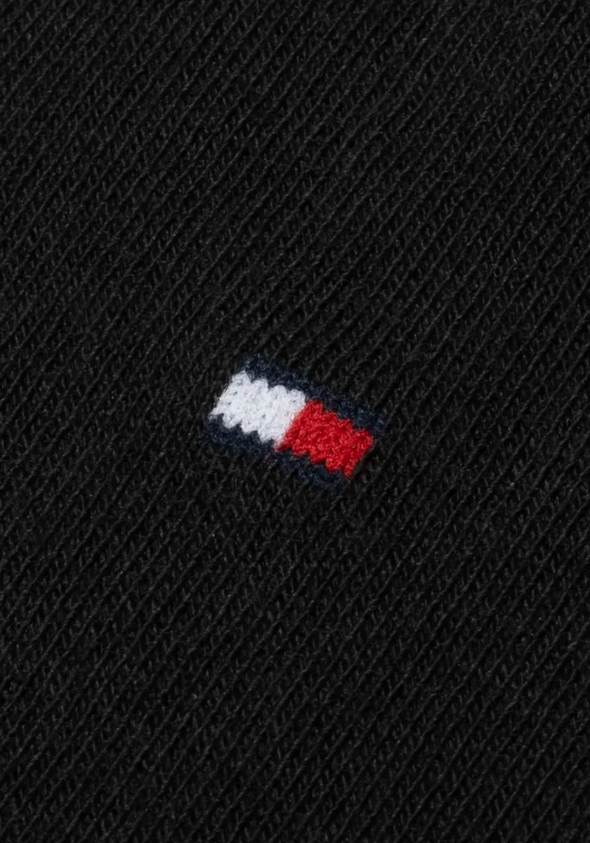 Носки Tommy Hilfiger "TH WOMEN 4P SOCK ECOM" (4 шт. в упаковке), с вышитым логотипом, черный — фото 4