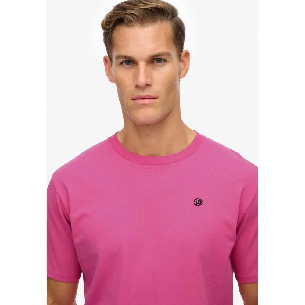 Мужская футболка с коротким рукавом Essentials Relaxed Fit Superdry, Pink — фото 4
