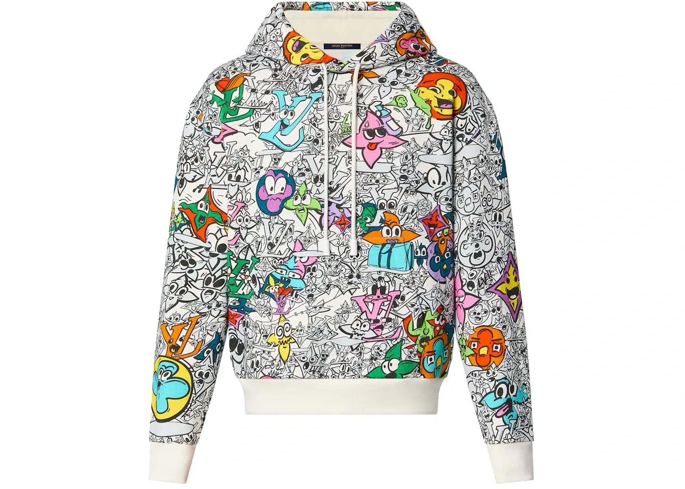 Мужская худи с принтом Monogram Comics Louis Vuitton, Multicolor